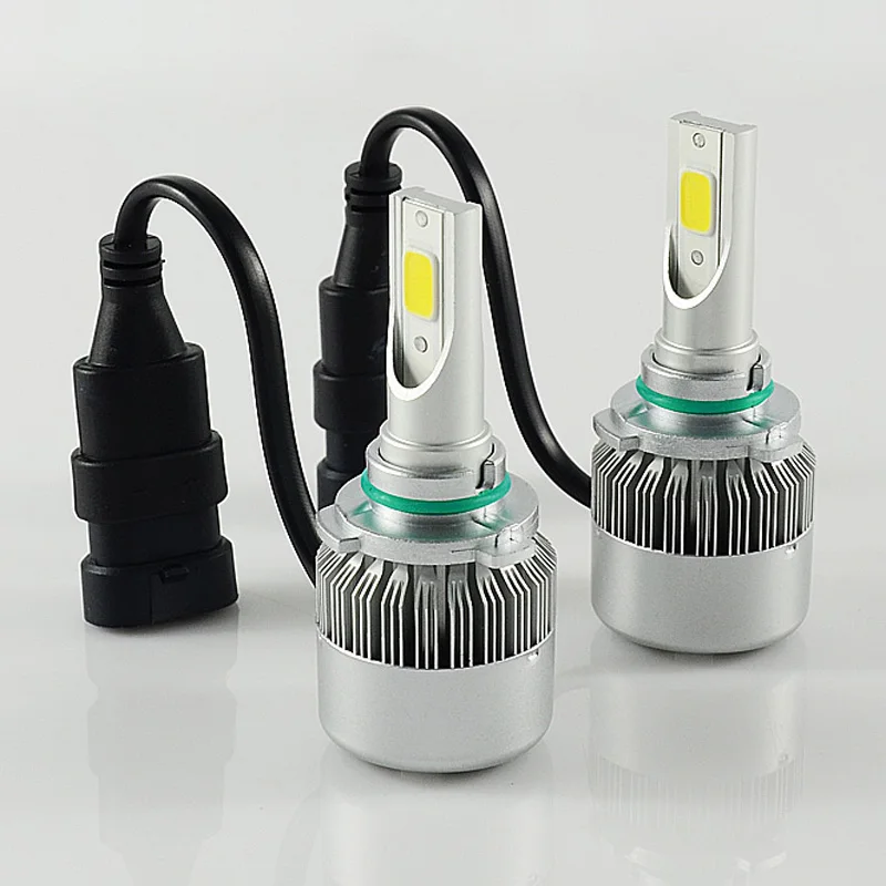 

1 set 9006 72w COB LED Car Headlight Bulbs 7600LM Headlamp LED Headlight FOR Universal Car LED Headlight Fog Light Bulbs 12v