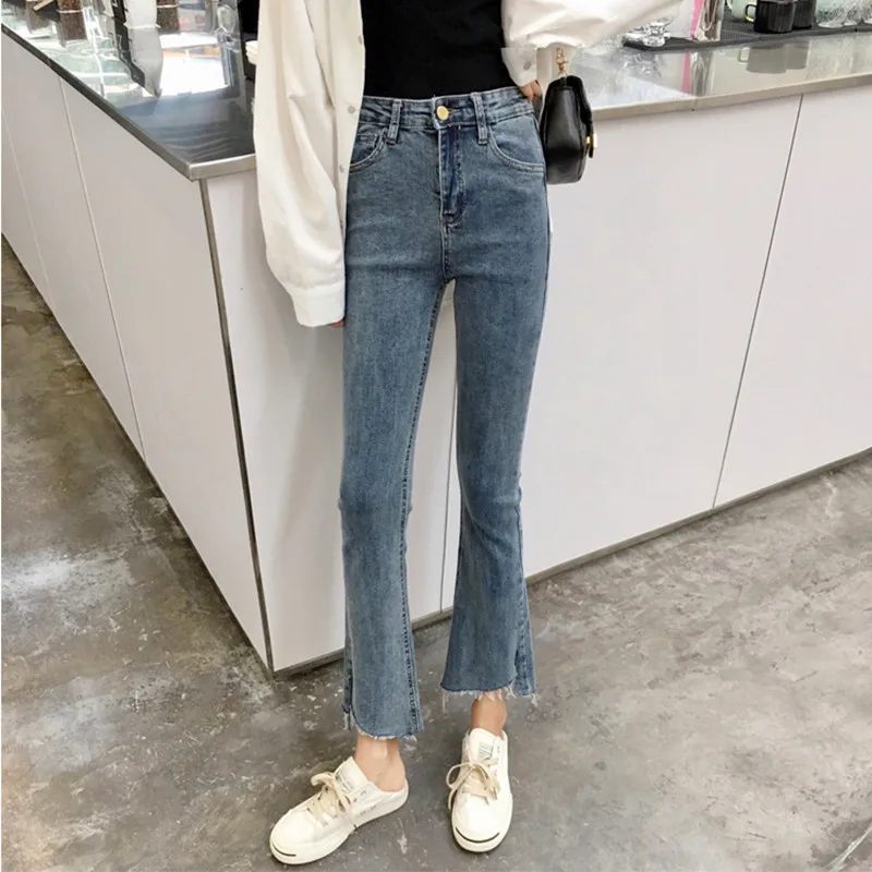 Cheap Wholesale 2022 New Spring Summer Hot Selling Women's Fashion Casual  Denim Pants XC28