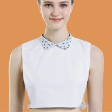 Новинка года; детская рубашка с искусственным воротником; свитер с воротником и цветочным принтом