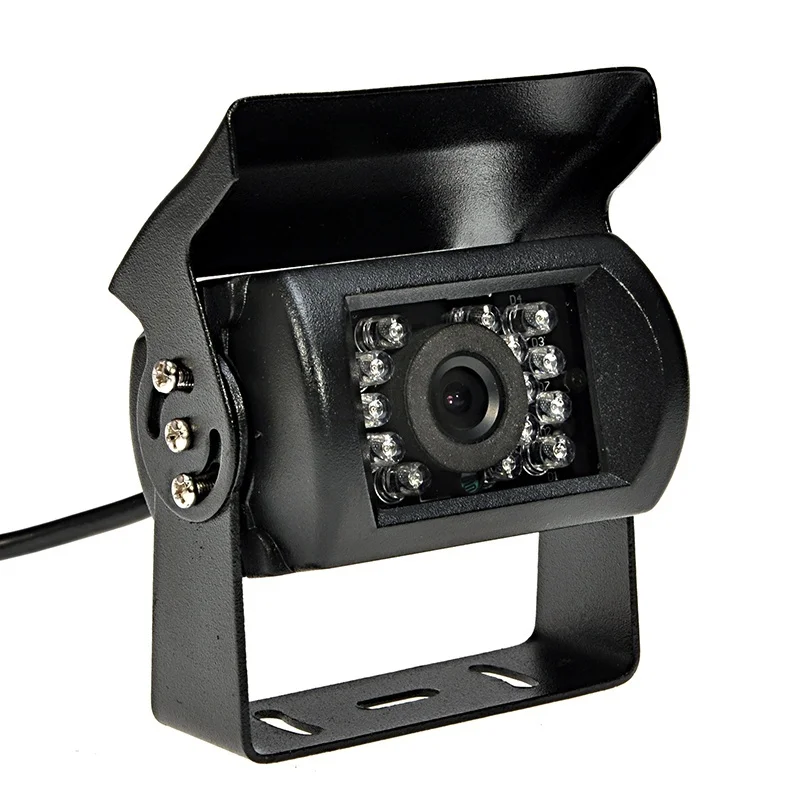 Voltage 12 24V Waterproof Rear View Camera For Trucks With 10M Cable