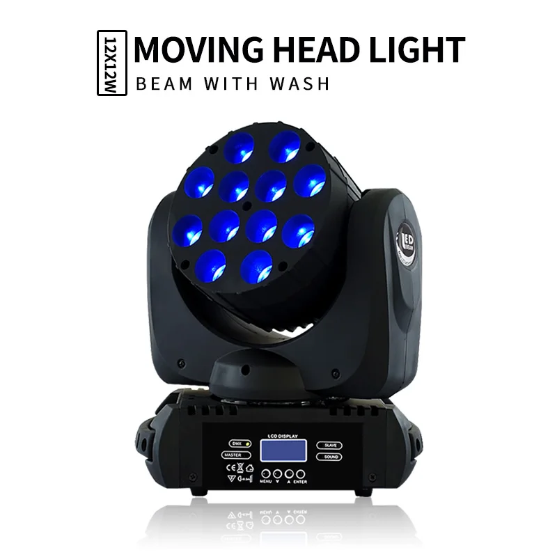 

led moving head beam 12x12w dmx wash rgbw stage light effect for dj