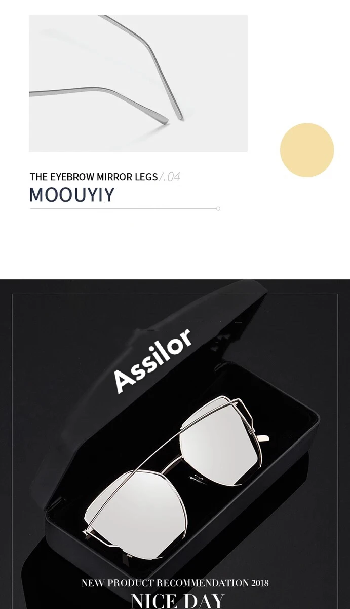 Assilor HD поляризованные нового дизайна с Лидер продаж кошка Стиль цветные линзы, UV400 ультрафиолетового модные женские туфли солнцезащитные очки для женщин