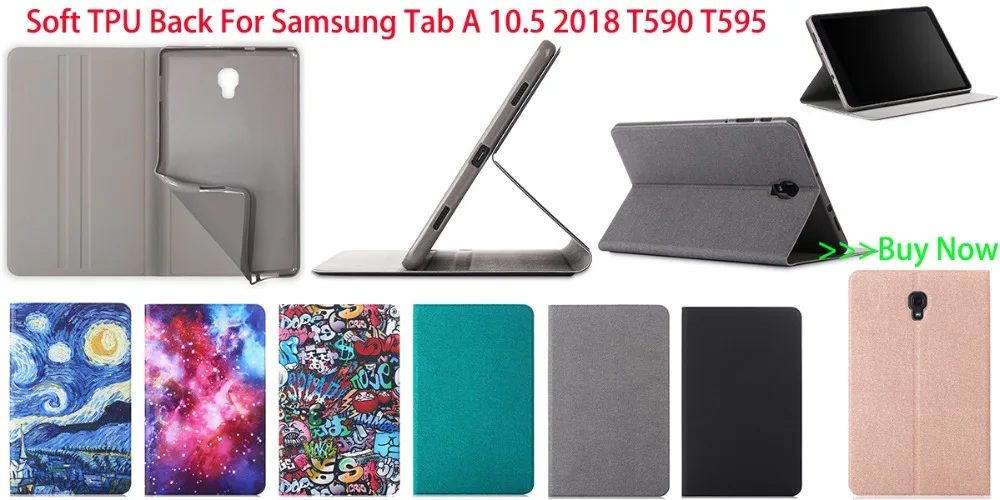 Чехол для планшета samsung Galaxy Tab A 10,5 SM-T590 T595 T597 Магнитный смарт-чехол для samsung Galaxy Tab A 10,5 чехол-подставка