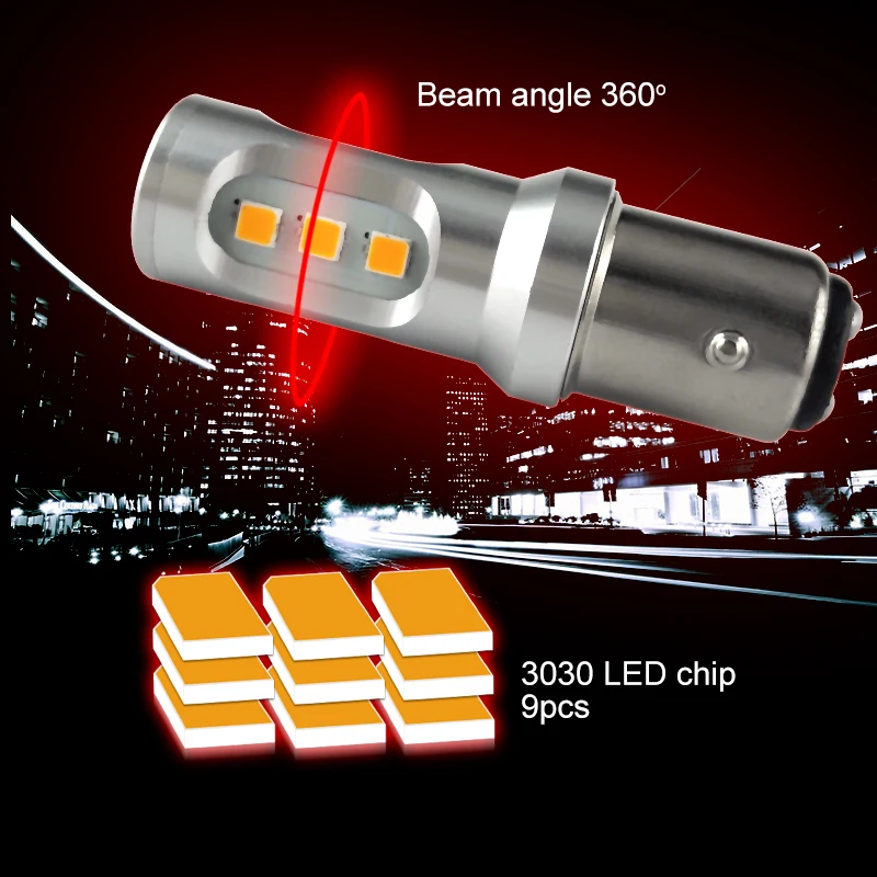 Тип СВЕТОДИОДА направленного света CNSUNNYLIGHT-Автомобильный светодиодный стоп-сигналы 1000Lm 1157 P21/5 Вт BAY15d 3030 9SMD автомобильные тормозные фонари заднего хода задние противотуманные фары парковка лампы 12V