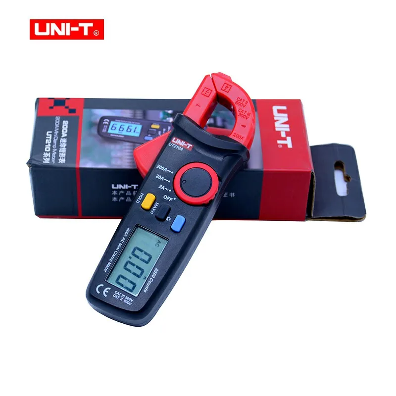 

Aoto range Clamp Meters UNI-T UT210A digital multimeter AC current AC DC Voltage Resistance Capacitance temperature tester