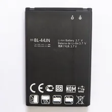 АЗК 1540 мА/ч, BL-44JN Батарея для LG Optimus Черный P970 MS840 L5 P690 C660 P693 P698 E510 E610 E615 E612 E730 E400 Батарея