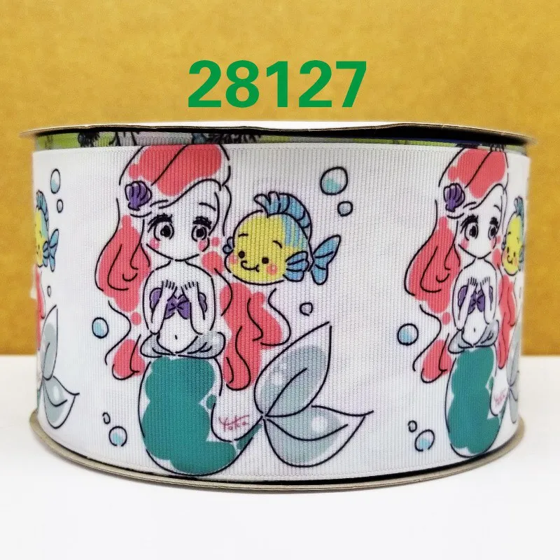 50 ярдов в размер мультфильм ленты напечатанные grosgrain ленты 28131