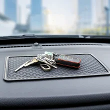 Автомобильный Противоскользящий коврик орнамент Силиконовый Многофункциональный нескользящий коврик Украшение приборной панели кнопочный телефон отделка авто аксессуары для интерьера