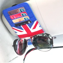Car Styling Sun Visor Glasses Card Storage Package Holder Case Bag For Mini Cooper JCW One+ S F54 F55 F56 F60 R55 R56 R60 R61