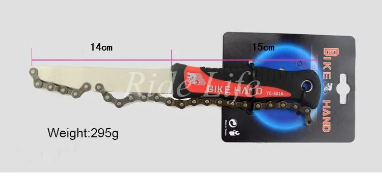 Велосипедный ручной YC-501A MTB велосипед шоссейный велосипед Freewheel Turner Chain Whip Кассетный инструмент для снятия звездочки инструмент для ремонта велосипеда