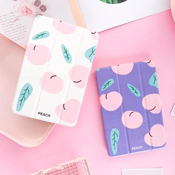 

Pink Peach Flip Cover case For iPad Pro 9.7 Air 10.5 11 12.9 2020 Air2 Mini 2 3 4 5 2019 Tablet Case For ipad 9.7 2017 2018