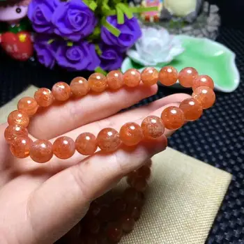 

Natural Gold crystal Beads Bracelet AAA 9-8.5mm CX