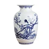 Jingdezhen blue and white Porcelain Vases Fine Bone China Vase Bird And Flowers Decorated High Quality Ceramic Vase 1