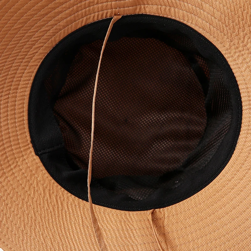 Средство для защиты от Солнца шляпа с широкими полями ведро шляпы для защиты от УФ-лучей Boonie дышащая шляпа для рыбалки, пеших прогулок