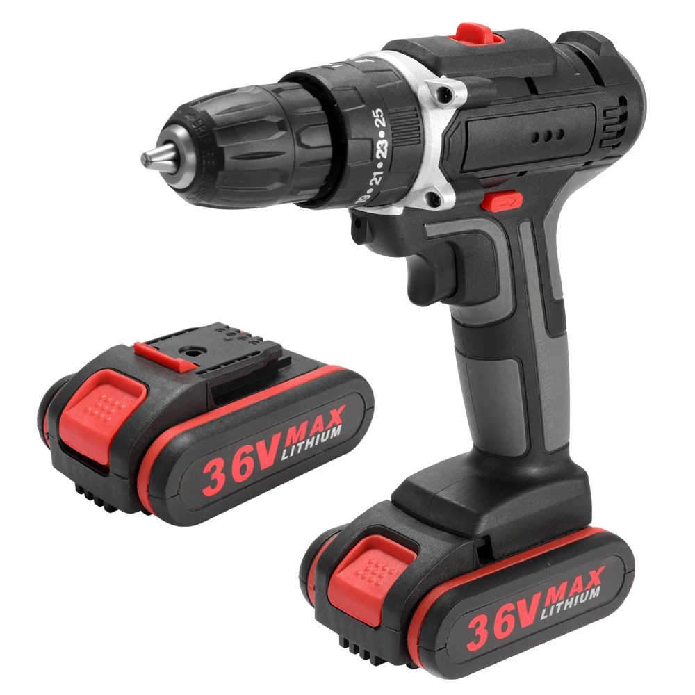 36 В Multifunctional Cordless Mini Drill High-литиевый блок питания беспроводные электродрель с зарядным устройством электроинструменты