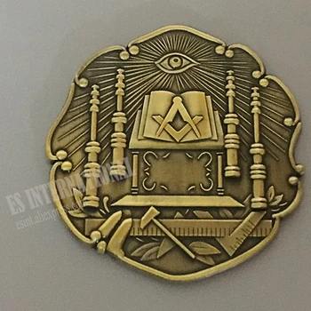 

Masonic Car emblem " Eye "Badge 3D Mason Freemason MCE33 Size 3''