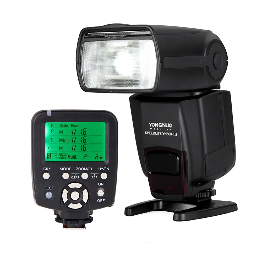 Yongnuo YN560-TX беспроводной контроллер вспышки Commander+ 2 шт Yongnuo Вспышка Speedlite Speedlight YN560-III поддержка RF-602/603 - Цвет: Option 1