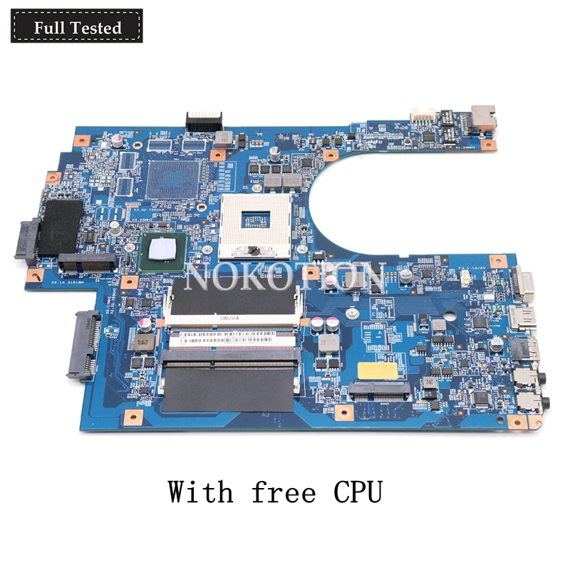 

NOKOTION 48.4HN01.01M MB.PT501.001 MBWK901001 Main board for Acer aspire 7741 7741Z laptop motherboard HM55 DDR3 MBPT501001