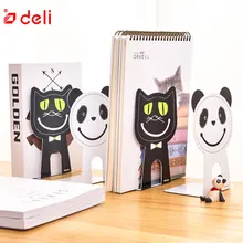 Для кулинарно-деликатесной продукции канцелярских принадлежностей, милые, миленькие в японском стиле(«Каваий» частей(по обеим сторонам), металлический стол аксессуары в виде книжки с подставкой с рисунком для студентов книжная полка держатель 2 шт./компл. школьные принадлежности