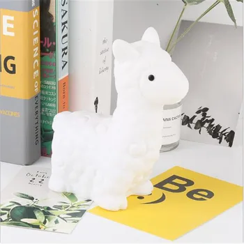 

Leedome 3D Alpaca Modeling Night Light Novelty Animal Led Lamp For Baby Sleeping Bedside Lighting Fixtures Home Decoration