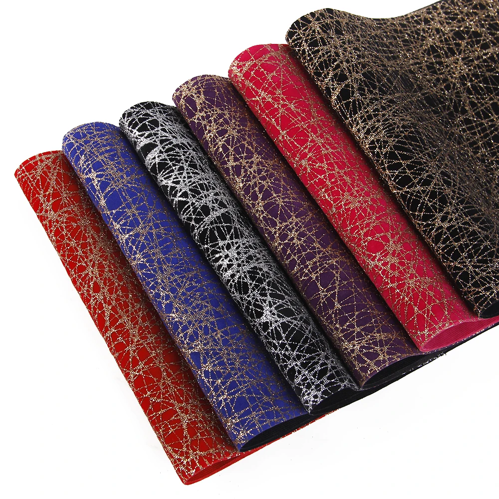 

David accessories 20*34cm glitter Synthetic leather fabric hair bow diy decoration crafts 1piece, DIY handmade materials,1Yc3442