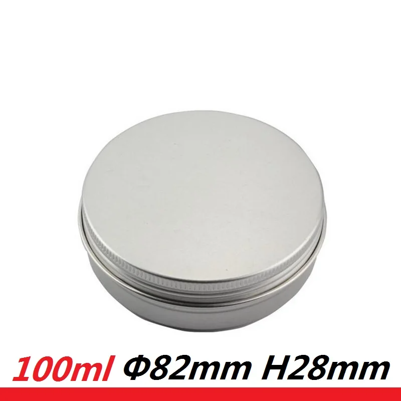 80pcs 100g Round Tin Cans Metal Packaging Cosmetics Jar Cream Container Wax Aluminum Butter Case 100ml DIY Soap Pack Solution farm stay dr v8 solution caviar cream 50 мл 3 варианта