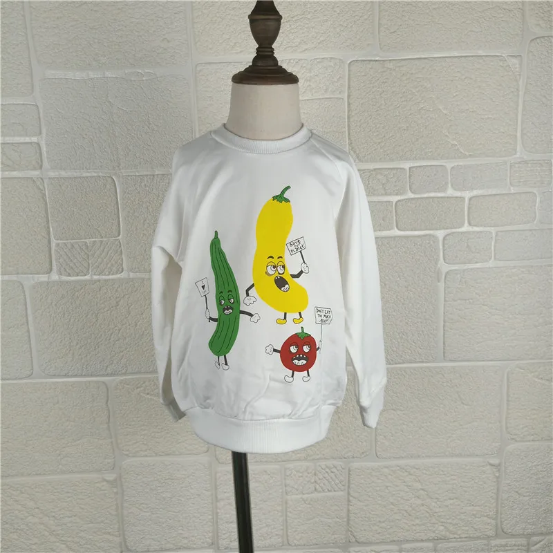 

BOBOZONE vegetables thin Sweatshirt for kids Spring autumn sweatshirt