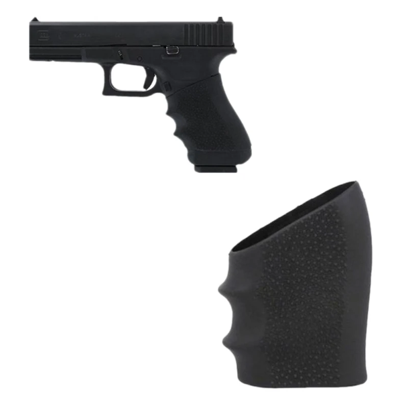 

Outdoor Hunting Accesories Tactical Handgun Rubber Protect Cover Grip Glove Tactical Anti Slip Glock Holster 17 19 20 26