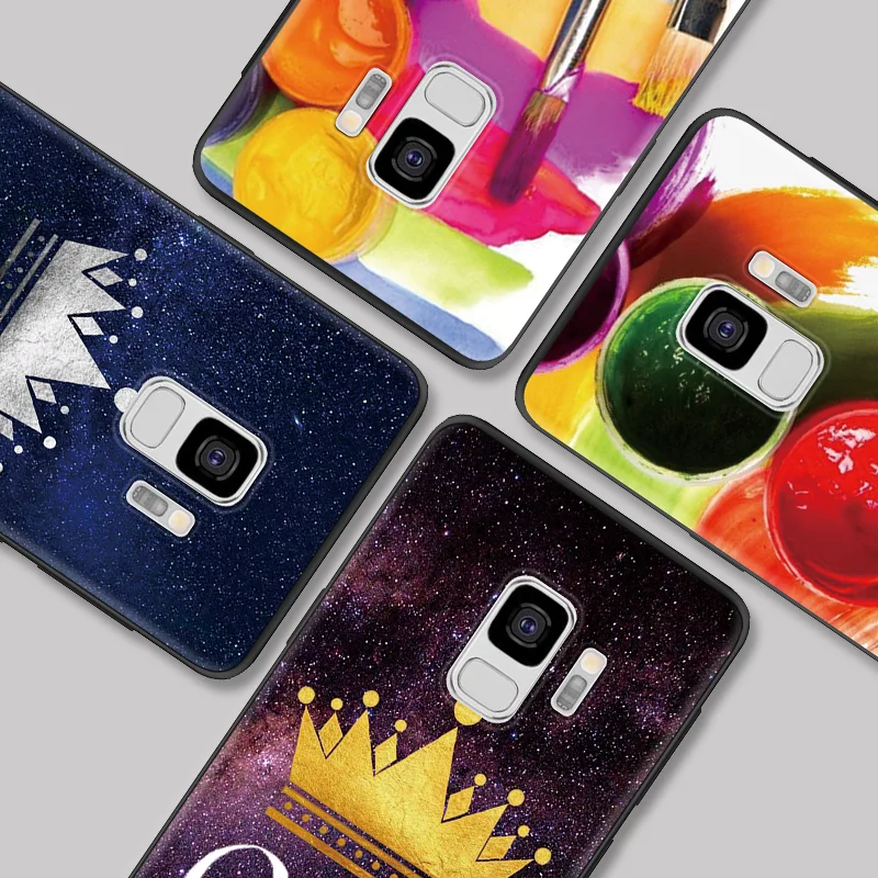 

King Queen Couple Soft Silicone TPU Case For Samsung Galaxy A70 A10 A20e A30 A40 A50 A60 A5 A6 A7 A8 Plus 2018 Note 9 8 4 Covers