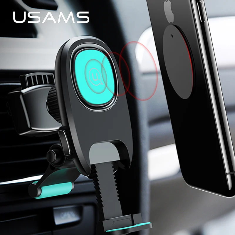 

USAMS Magnetic Phone Car Holder Air Vent Mount car holder Flexible Car Gravity Holder Mobile Phone Gravity Car Phone Holder