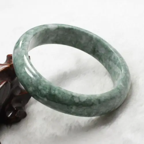 

2691 Certified Grade A Natural Green Jadeite Jade Gems Bangle Bracelet
