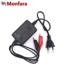 100 V-240 V Портативный 12 V умный свинцово-кислотная Батарея Зарядное устройство автомобильные мотоциклетные Мощность зарядки адаптер США ЕС Plug черный авто инструмент
