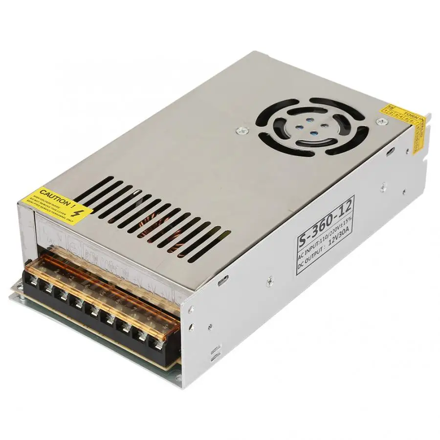 Промышленное оборудование DC 12V 30A LED Драйвер импульсного источника питания