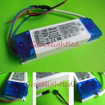 

1pc 18-30*3W LED Driver Power Supply 600mA for 18- 30pcs 3W High Power LED Chip Bead 85-277V ac