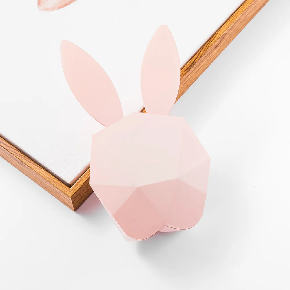 

Thermometer Rabbit Decoration Rechargeable Alarm Clock Digital Table Wall Sound Led Night Light