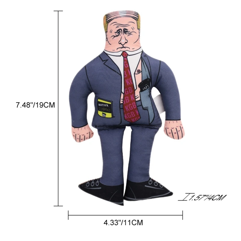 Собака Кошка жевательная игрушка Дональд Трамп забавная кошка собака молярная игрушки с пищалкой Интерактивная Когтеточка плюшевая для маленьких больших собак кошек