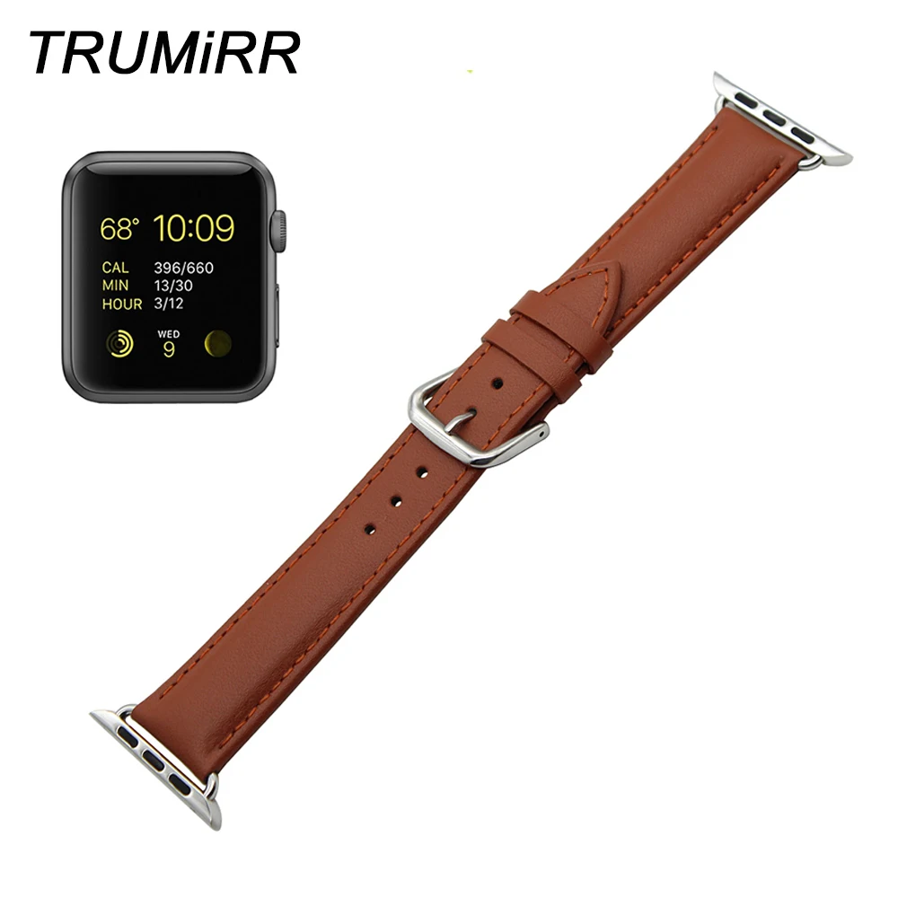 Ремешок из натуральной кожи для наручных часов 38 мм 42 мм|leather watchband|genuine leather