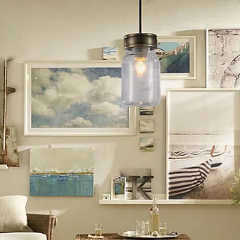 

Loft Retro Style Vintage Industrial Pendant Lights Hanging Lamp American Style Country Iron Painting Droplight