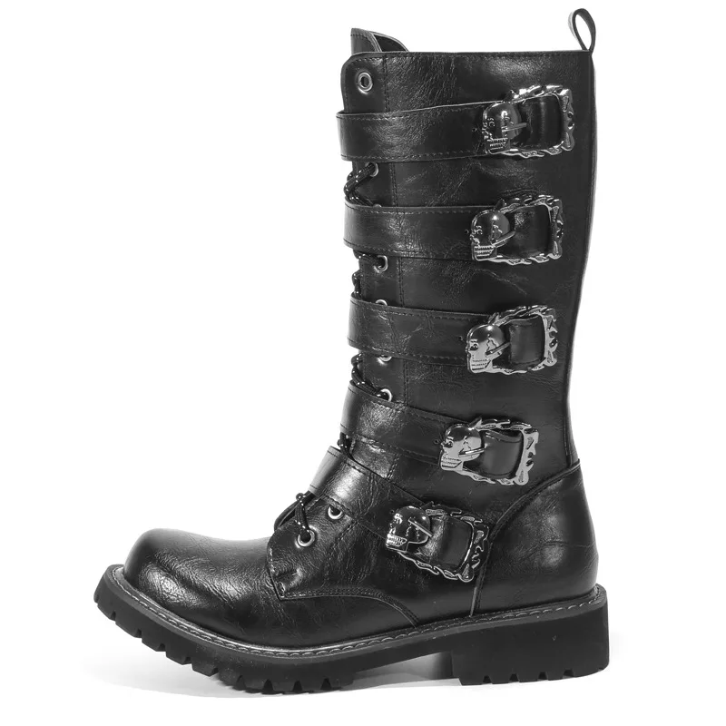 Bottes En De Indestructible Haute slip Noir Cuir Glissière Non Hommes 38 Semelle Militaire Chaussures 2018 Fermeture À Désert 46 Caoutchouc qSzMVpU