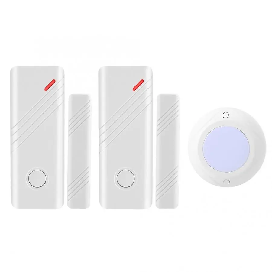 sirena alarma sirene alarme Wireless Security Alarm 1 Sound Light Siren 2 Infrared Sensor 2 Magnetic Sensor(JD11+03D+03B