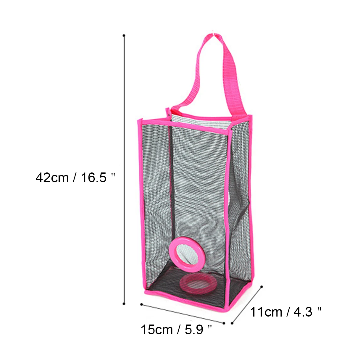 Подвесная сетка мешок для мусора Органайзер диспенсер кухня настенное крепление многоразовые для бакалейный продуктов держатель сумки