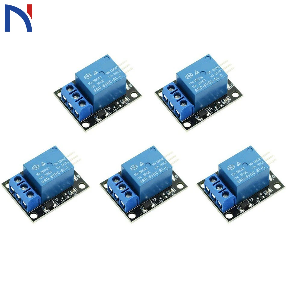 5V 1 One Channel Relay Module Low Level for SCM Household Appliance