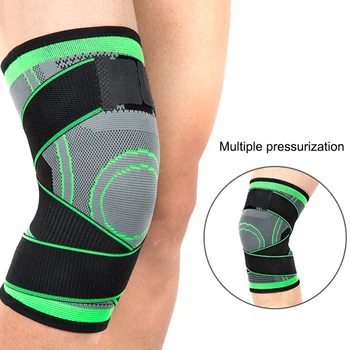 1 Pc 3D Fitness Hardlopen Fietsen Bandage Knie Ondersteuning Braces Elastische Been Beschermende Pad Knee Protector Bretels Compressie Mouw