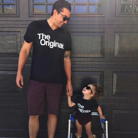 

2017 family matching clothes family look matching mother and daughter clothes the original family matchiong outfits t-shirt