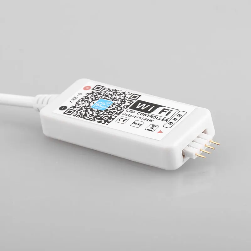 mini Wifi RGB strip light controller with music control and voice control compatible with Google home & Amazon Alexa, smart APP