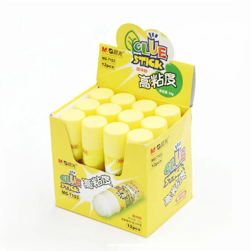M&G 3pcs solid glue stick, 35g solid paste office glue, environmental