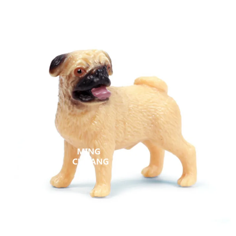 

Cute Puppy Simulation Statue Pug SharPei PVC Action Figure Collectible Model Toy Home Decor Birthday Gift OPP D969
