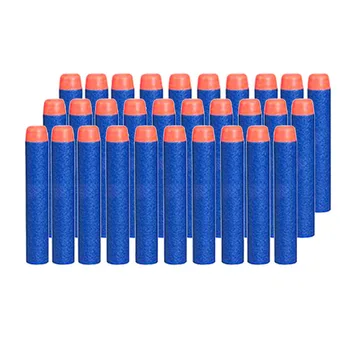 100 pcs 7.2 CM Nerf N-strike Elite Rampage Retaliator Series Blasters Refill Clip Darts Soft Nerf Bullet More Colors