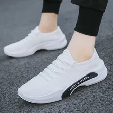Men Mesh Breathable Round Toe Lace-up  Sneakers Running Casual Shoes sport shoes men 2018 casual shoes men sneakers men 2019