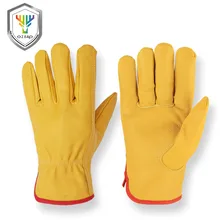 OZERO гоночные Мотоциклетные Перчатки из козьей кожи спортивные перчатки ветрозащитные Анти-холодные лыжные походные перчатки безопасные для сада для мужчин 5010